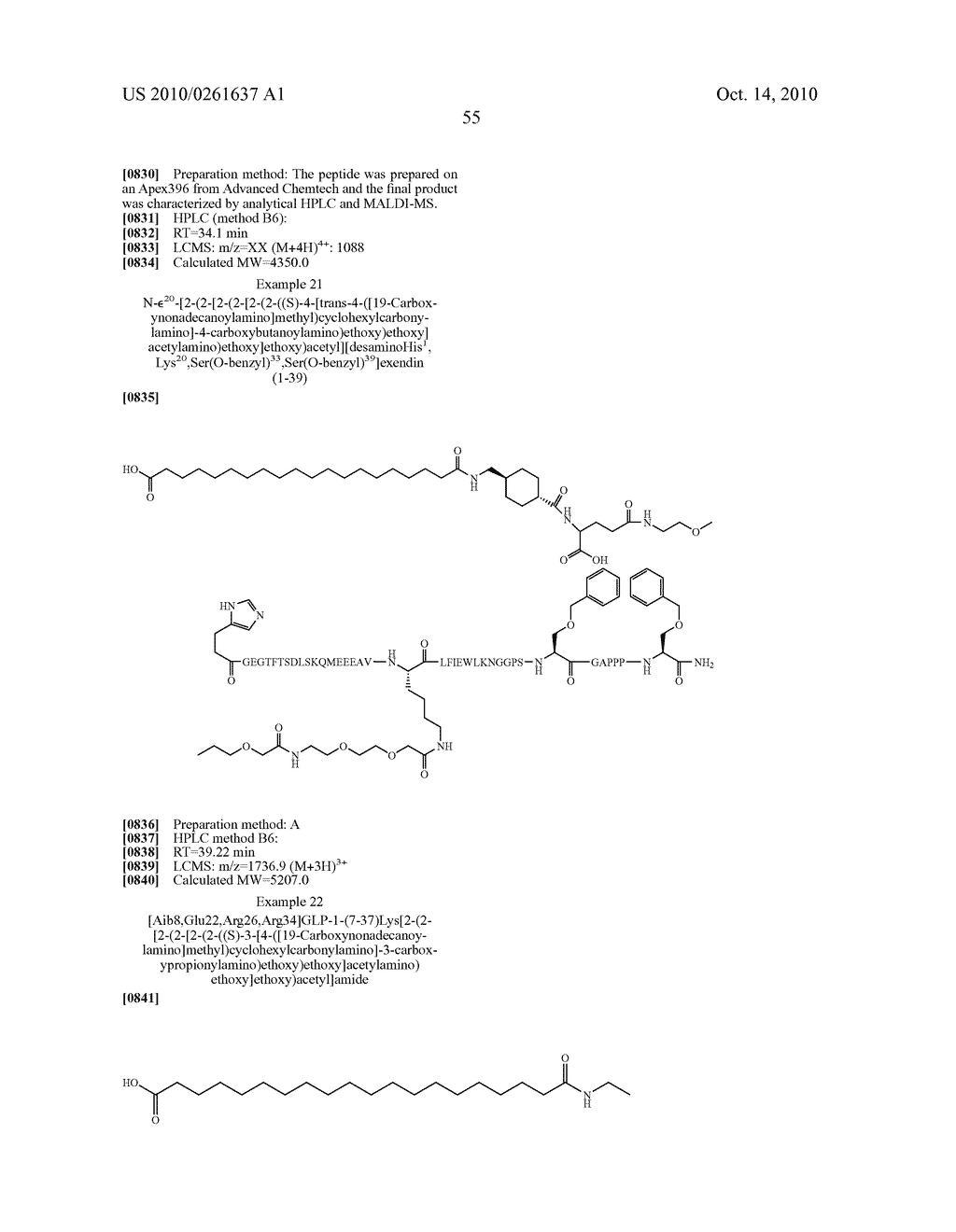 PEPTIDES DERIVATIZED WITH A-B-C-D- AND THEIR THERAPEUTICAL USE - diagram, schematic, and image 56