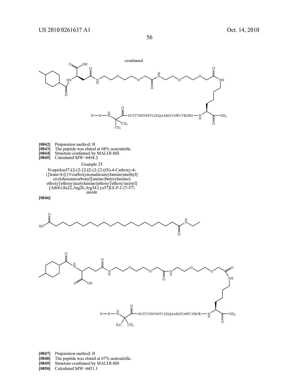 PEPTIDES DERIVATIZED WITH A-B-C-D- AND THEIR THERAPEUTICAL USE - diagram, schematic, and image 57