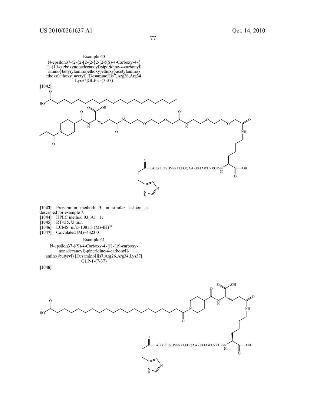 PEPTIDES DERIVATIZED WITH A-B-C-D- AND THEIR THERAPEUTICAL USE - diagram, schematic, and image 78