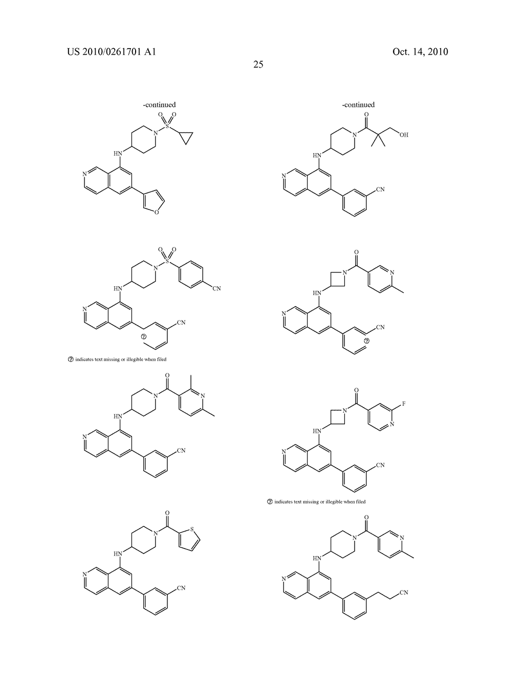 8-Substituted isoquinoline derivative and the use thereof - diagram, schematic, and image 29