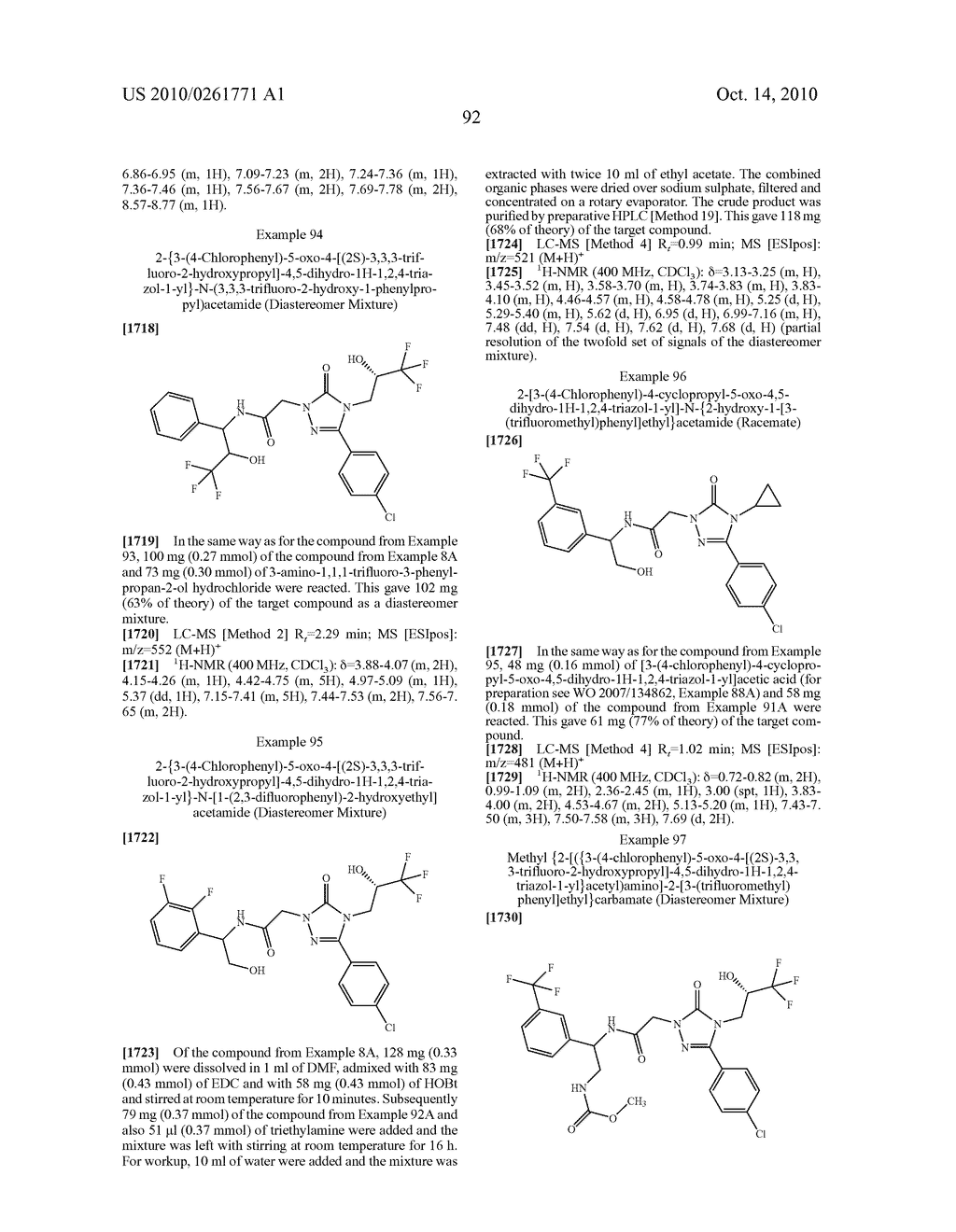 SUBSTITUTED 2-ACETAMIDO-5-ARYL-1,2,4-TRIAZOLONES AND USE THEREOF - diagram, schematic, and image 93