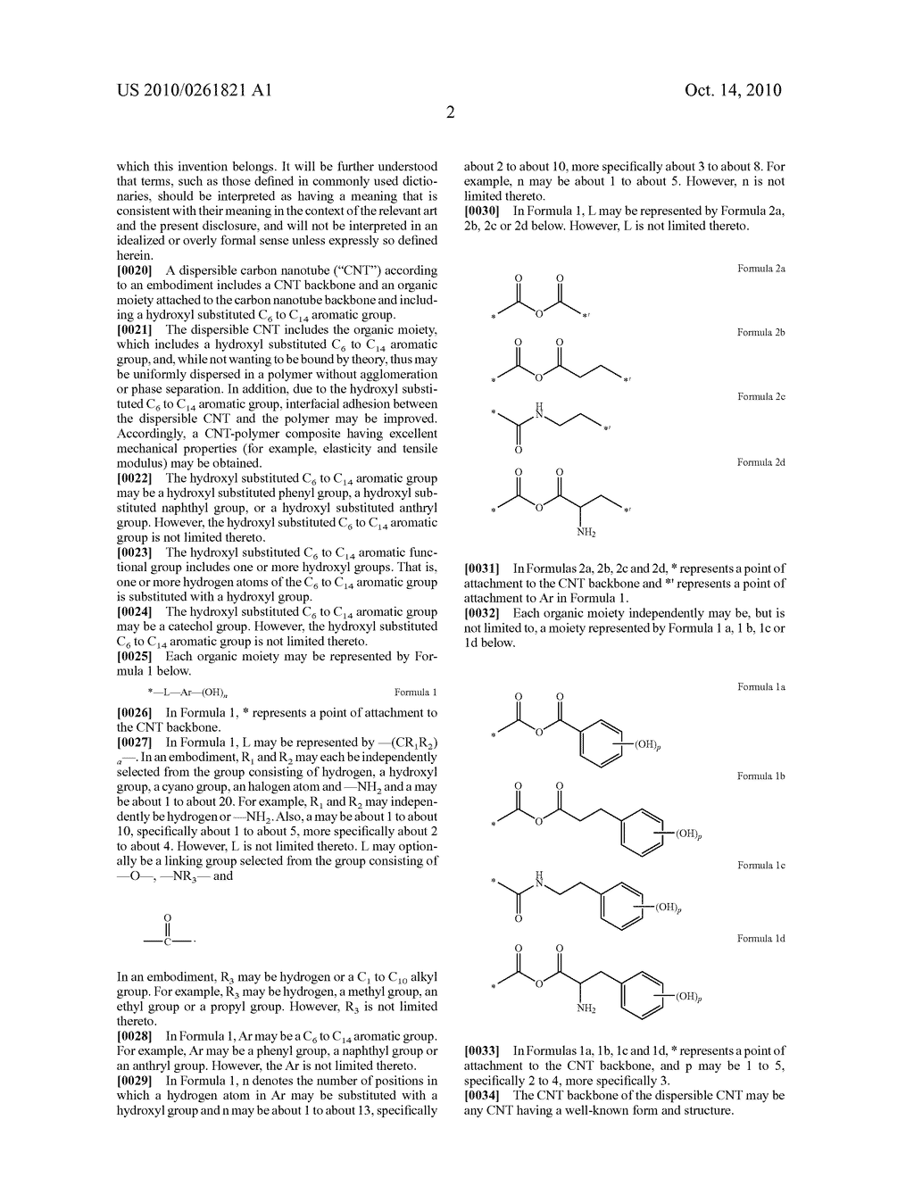 DISPERSIBLE CARBON NANOTUBE, CARBON NANOTUBE-POLYMER COMPOSITE AND METHOD OF MANUFACTURING THE CARBON NANOTUBE-POLYMER COMPOSITE - diagram, schematic, and image 03