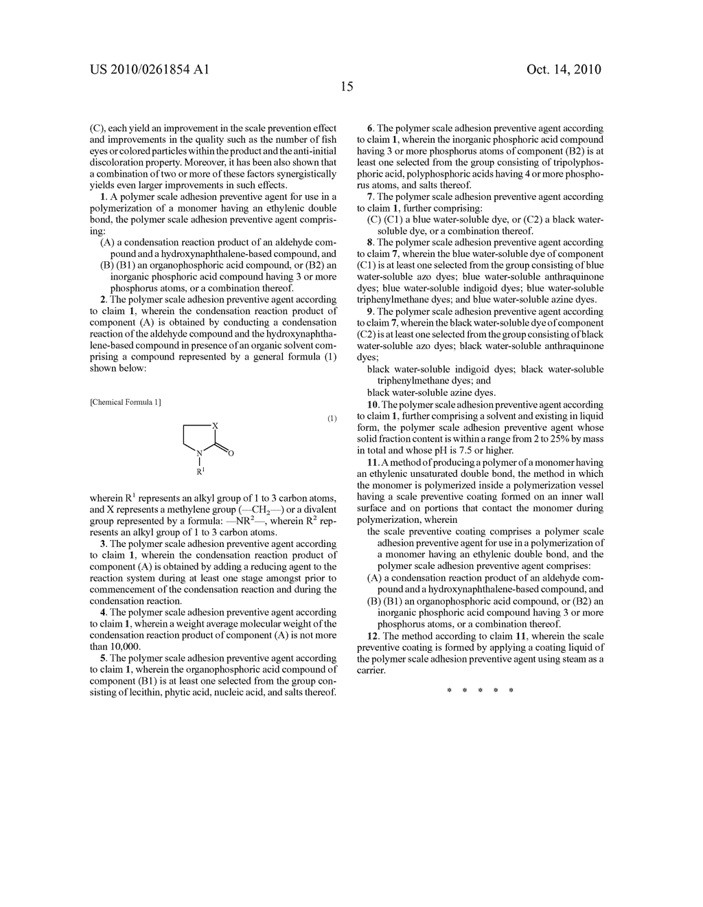 POLYMER SCALE DEPOSITION INHIBITOR AND PROCESS FOR PRODUCING POLYMER WITH THE SAME - diagram, schematic, and image 18