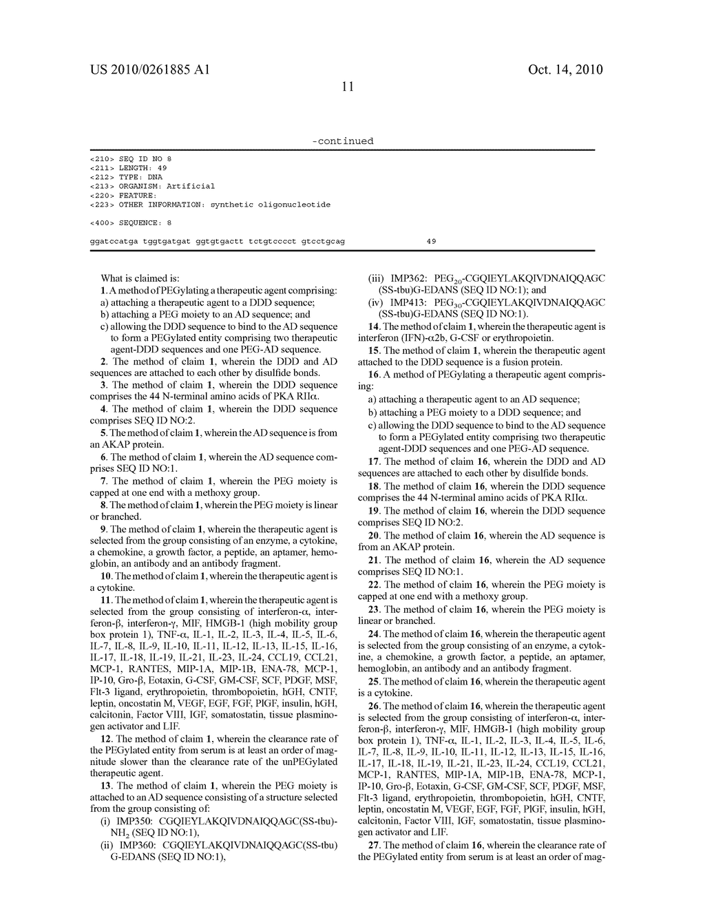 PEGylation by the Dock and Lock (DNL) Technique - diagram, schematic, and image 30