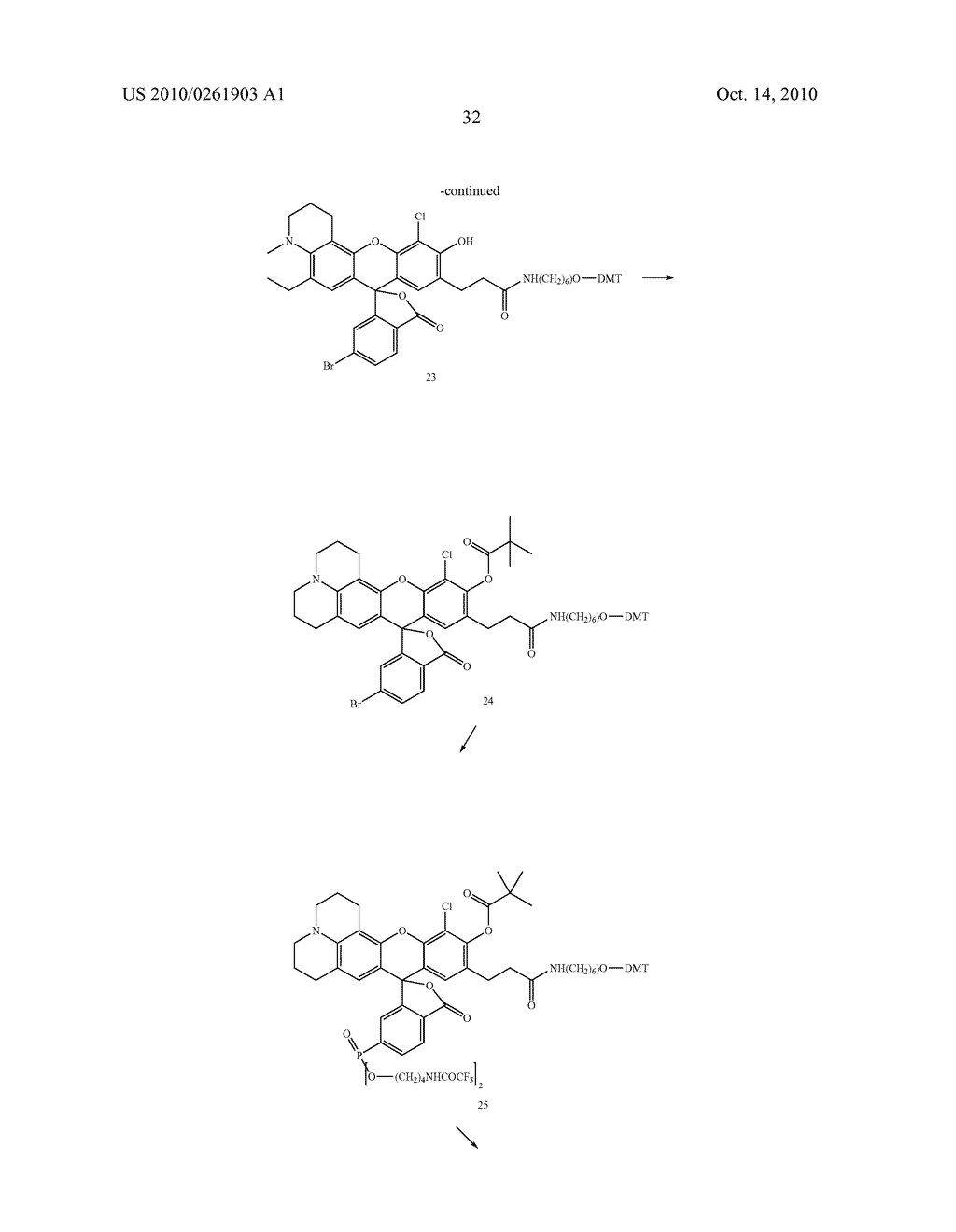 PHOSPHONATE FLUORESCENT DYES AND CONJUGATES - diagram, schematic, and image 37