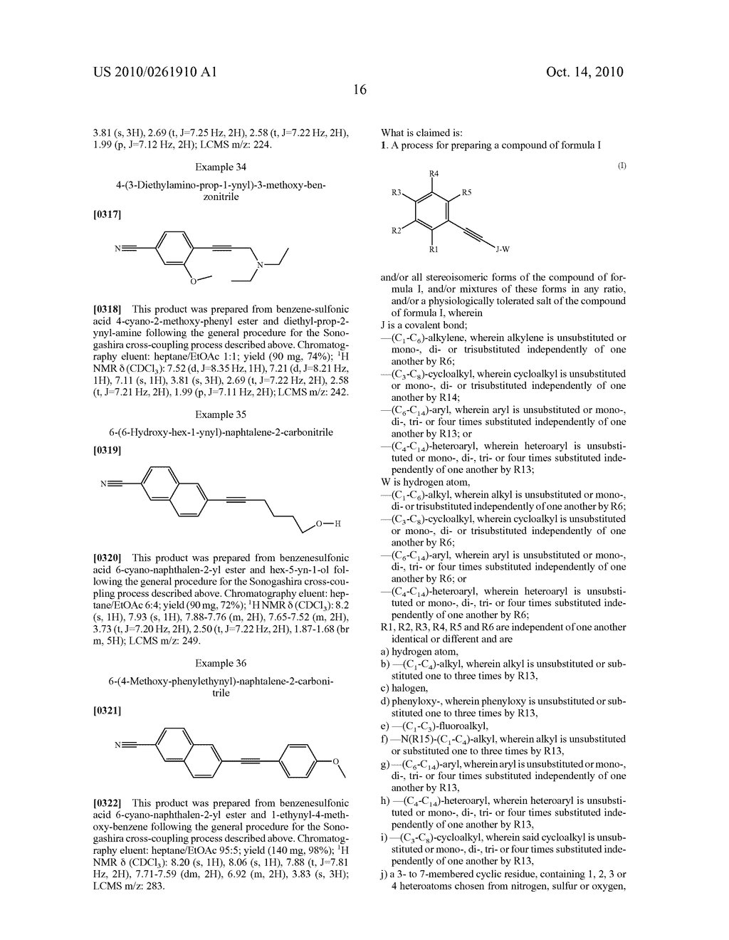 Process for the palladium-catalyzed coupling of terminal alkynes with aryl tosylates - diagram, schematic, and image 17