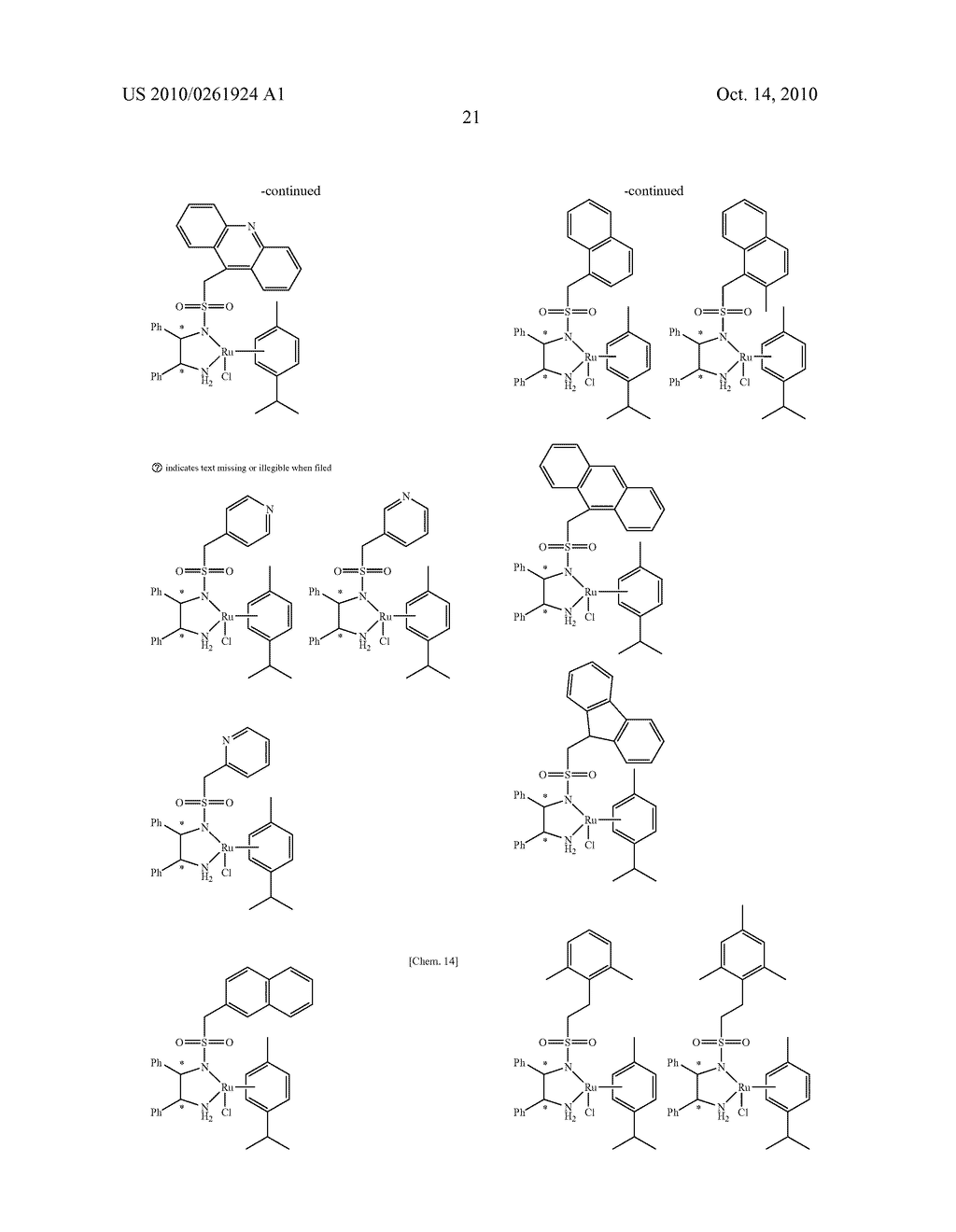 ASYMMETRIC CATALYST AND PROCESS FOR PREPARING OPTICALLY ACTIVE ALCOHOLS USING THE SAME - diagram, schematic, and image 22