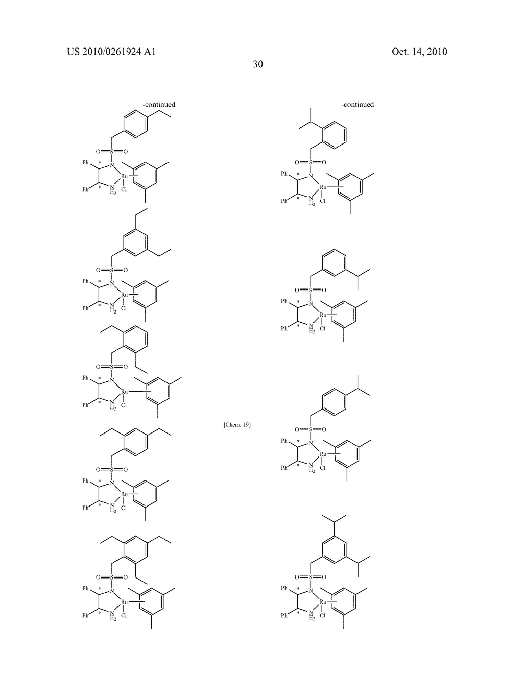 ASYMMETRIC CATALYST AND PROCESS FOR PREPARING OPTICALLY ACTIVE ALCOHOLS USING THE SAME - diagram, schematic, and image 31