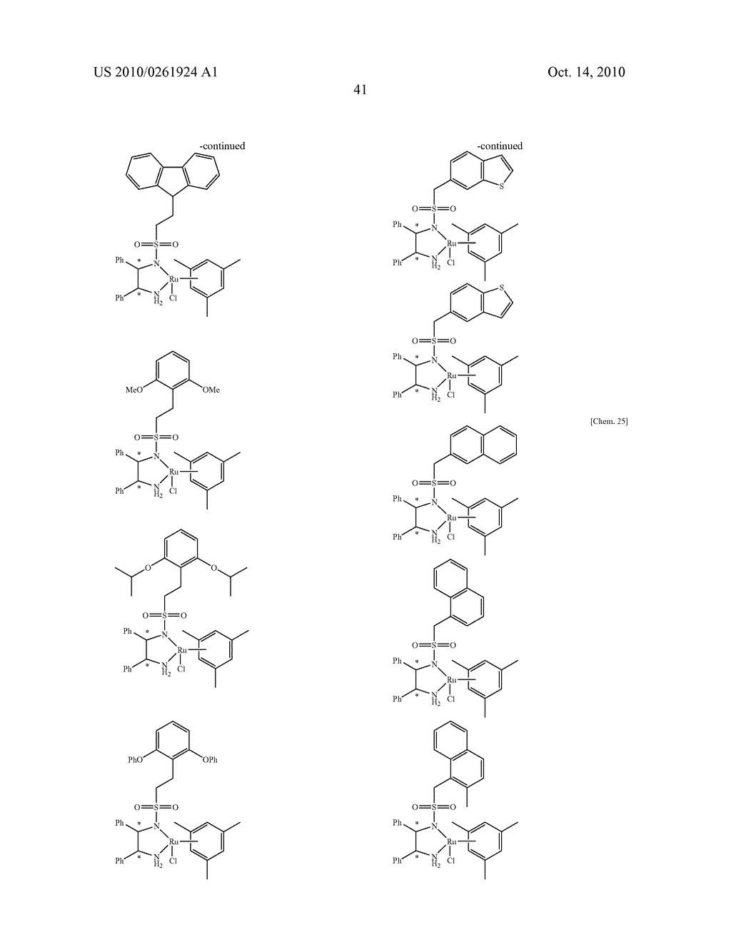 ASYMMETRIC CATALYST AND PROCESS FOR PREPARING OPTICALLY ACTIVE ALCOHOLS USING THE SAME - diagram, schematic, and image 42