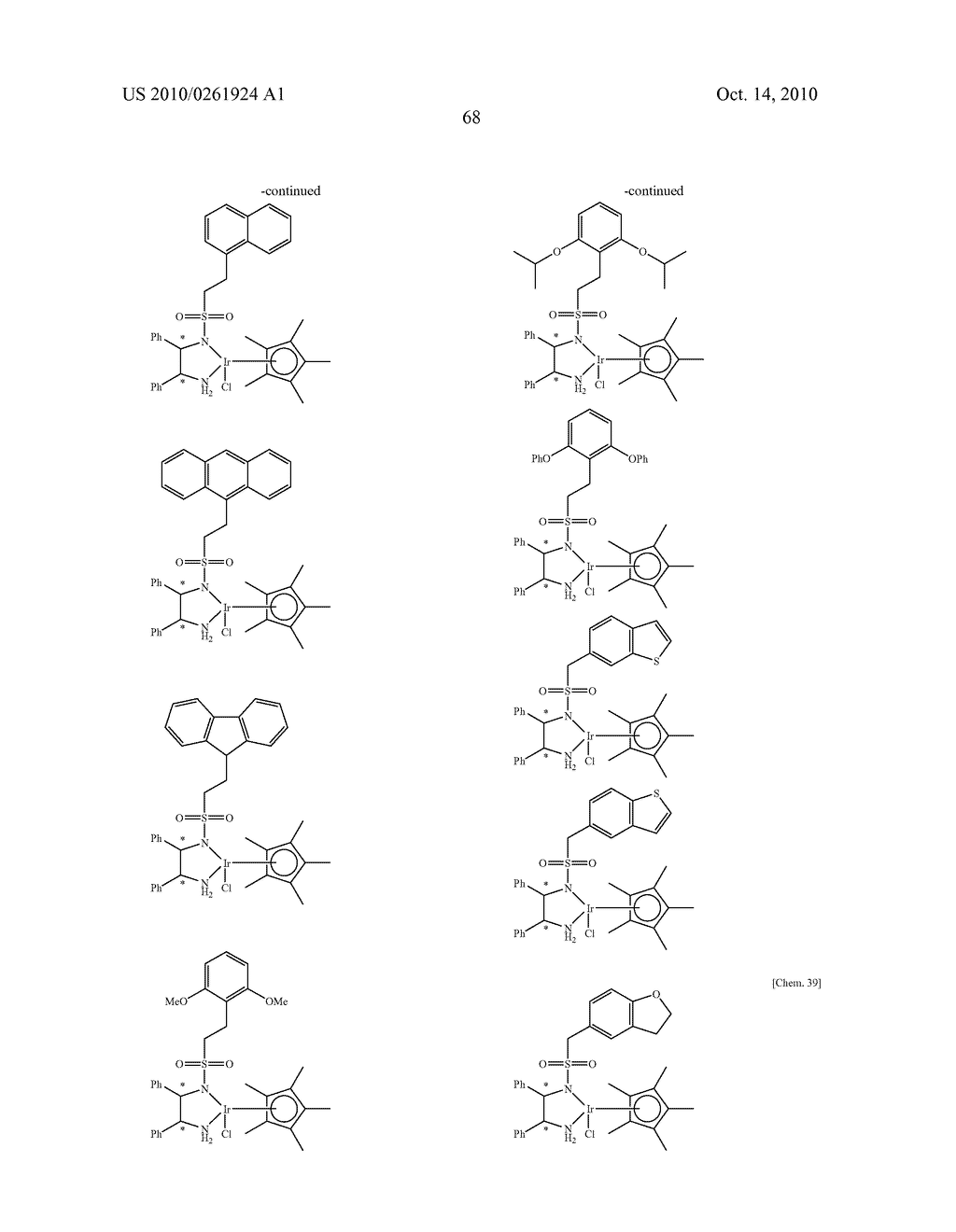 ASYMMETRIC CATALYST AND PROCESS FOR PREPARING OPTICALLY ACTIVE ALCOHOLS USING THE SAME - diagram, schematic, and image 69