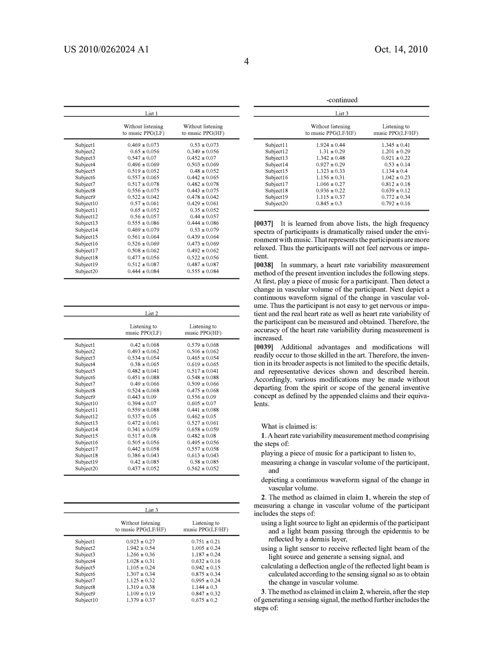 HEART RATE VARIABILITY MEASUREMENT METHOD - diagram, schematic, and image 12