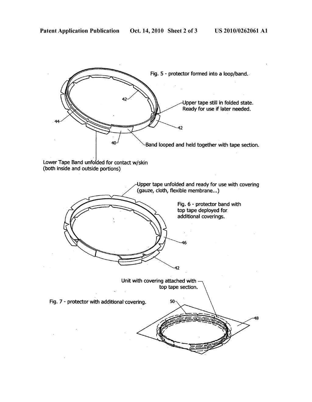 Disposable self-contained wound protection device - diagram, schematic, and image 03