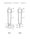 PARISON AND METHOD FOR THE PRODUCTION OF A RECEPTACLE USED FOR HOLDING LIQUIDS FOR MEDICAL APPLICATIONS diagram and image