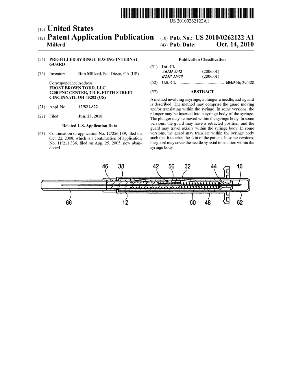 Pre-Filled Syringe Having Internal Guard - diagram, schematic, and image 01