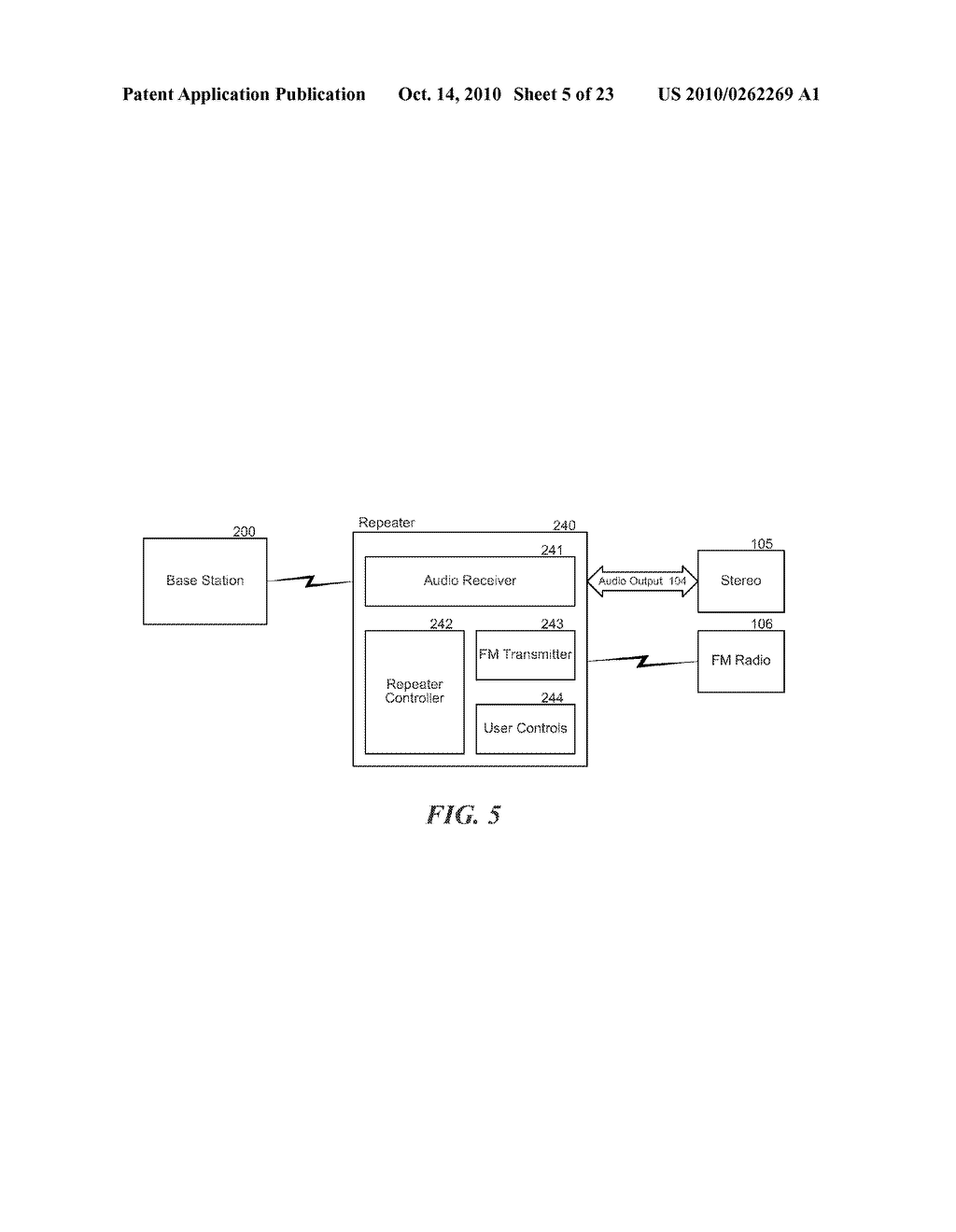 STRUCTURE AND METHOD FOR SELECTING, CONTROLLING AND SENDING INTERNET-BASED OR LOCAL DIGITAL AUDIO TO AN AM/FM RADIO OR ANALOG AMPLIFIER - diagram, schematic, and image 06