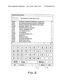 Electronic flight bag user interface system diagram and image