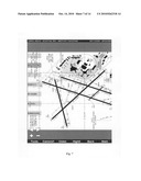 Electronic flight bag user interface system diagram and image