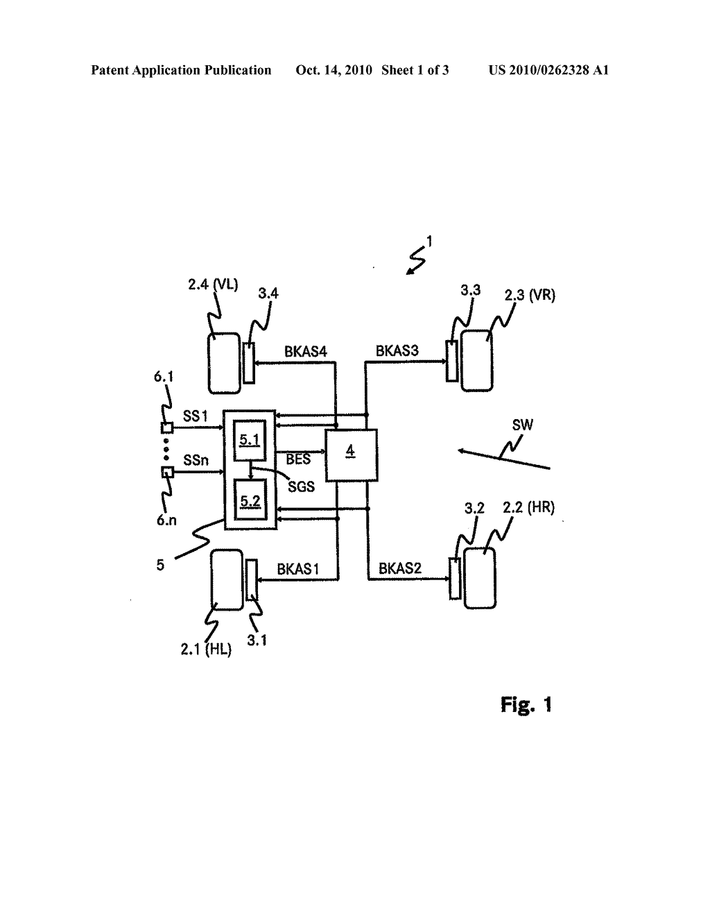 Method and Apparatus for Influencing the Transverse Dynamics of a Vehicle - diagram, schematic, and image 02