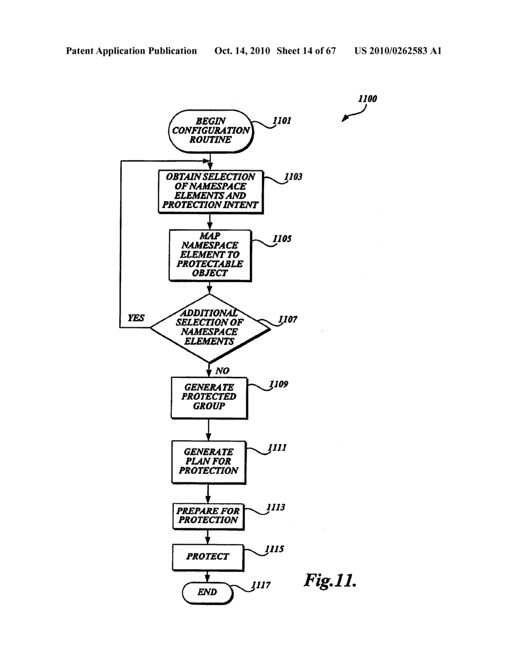 METHOD, SYSTEM, AND APPARATUS FOR CREATING AN ARCHIVE ROUTINE FOR PROTECTING DATA IN A DATA PROTECTION SYSTEM - diagram, schematic, and image 15