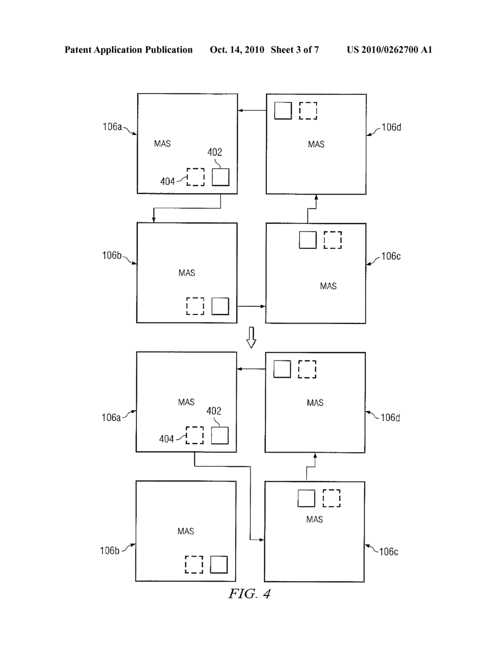 DISTRIBUTED CALL SERVER SUPPORTING COMMUNICATION SESSIONS IN A COMMUNICATION SYSTEM AND METHOD - diagram, schematic, and image 04