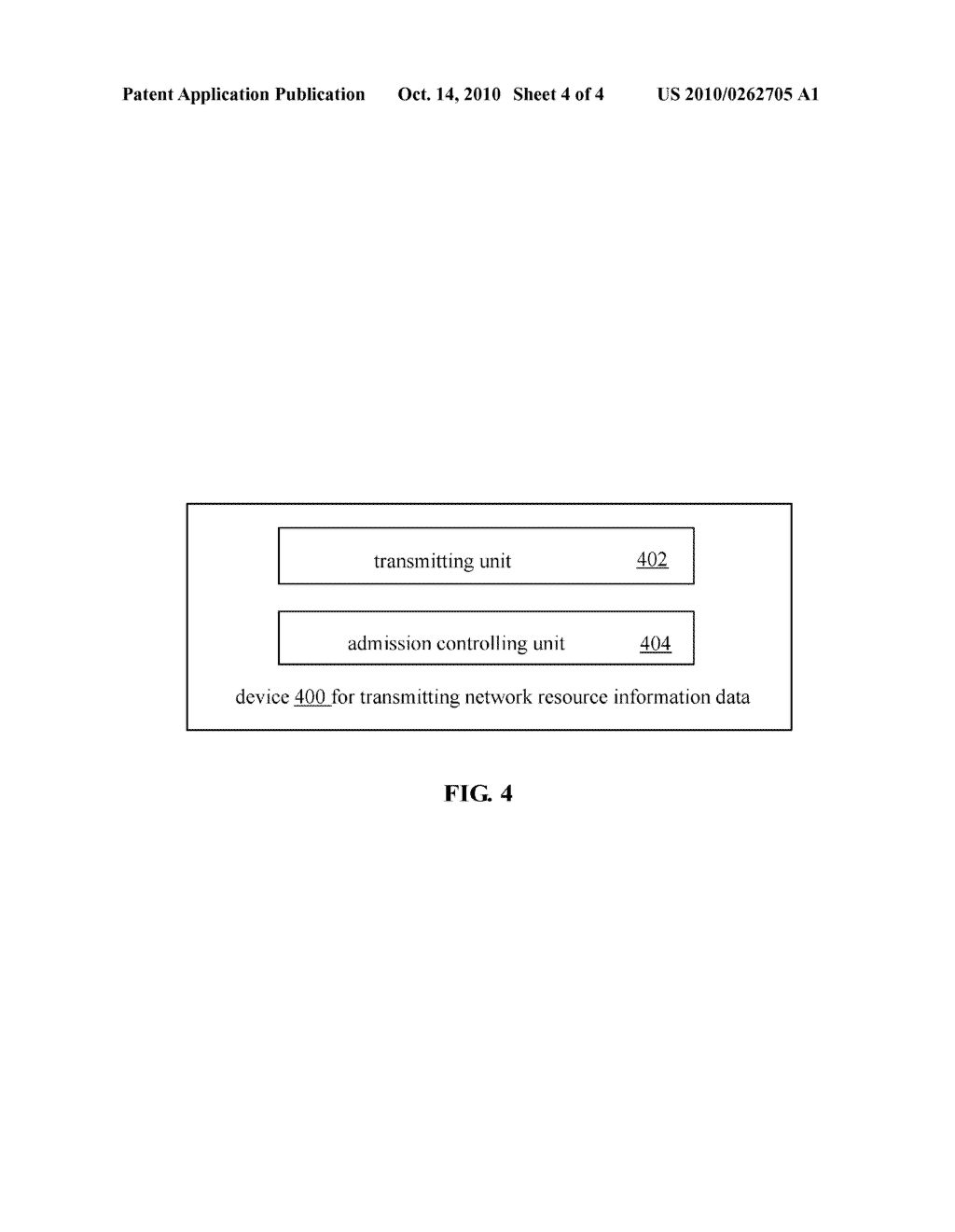 METHOD AND DEVICE FOR TRANSMITTING NETWORK RESOURCE INFORMATION DATA - diagram, schematic, and image 05