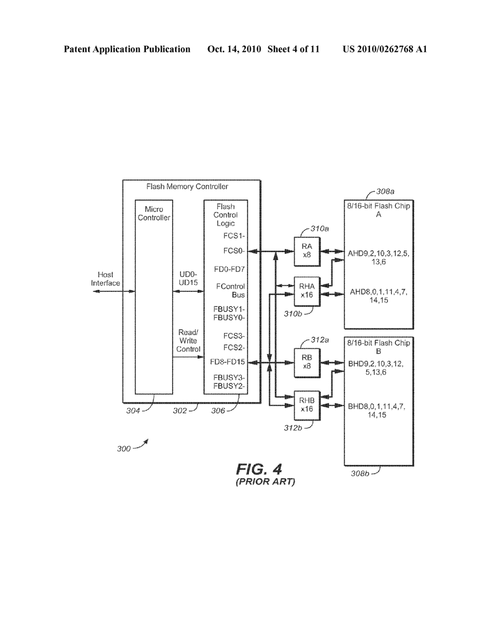 CONFIGURABLE FLASH MEMORY CONTROLLER AND METHOD OF USE - diagram, schematic, and image 05