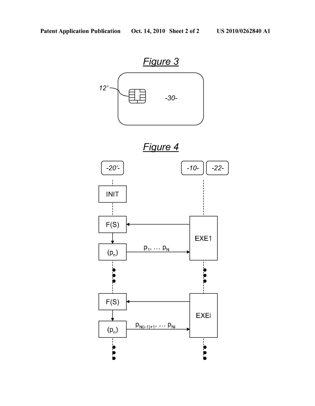 METHOD AND DEVICES FOR PROTECTING A MICROCIRCUIT FROM ATTACKS FOR OBTAINING SECRET DATA - diagram, schematic, and image 03