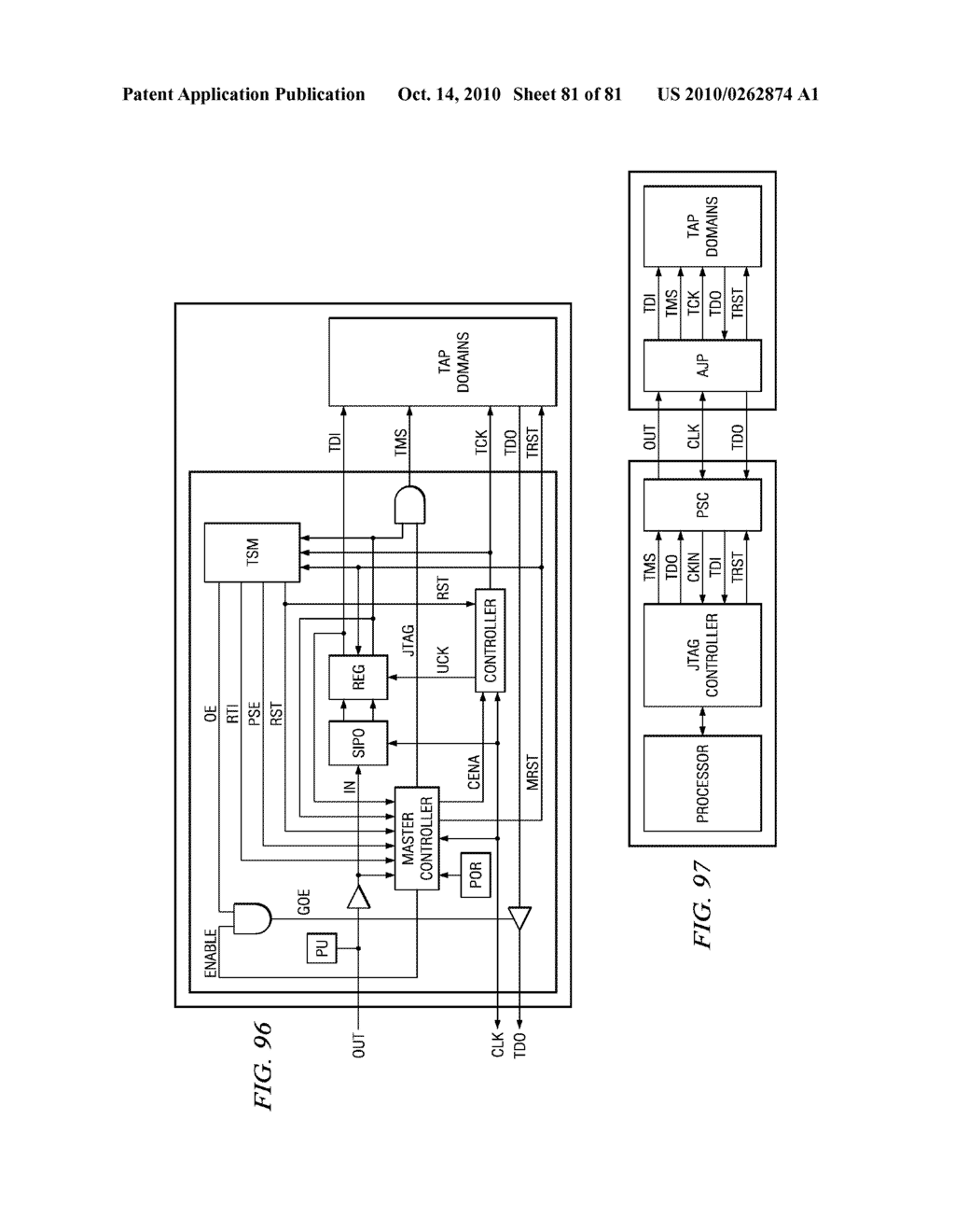 SELECTABLE JTAG OR TRACE ACCESS WITH DATA STORE AND OUTPUT - diagram, schematic, and image 82