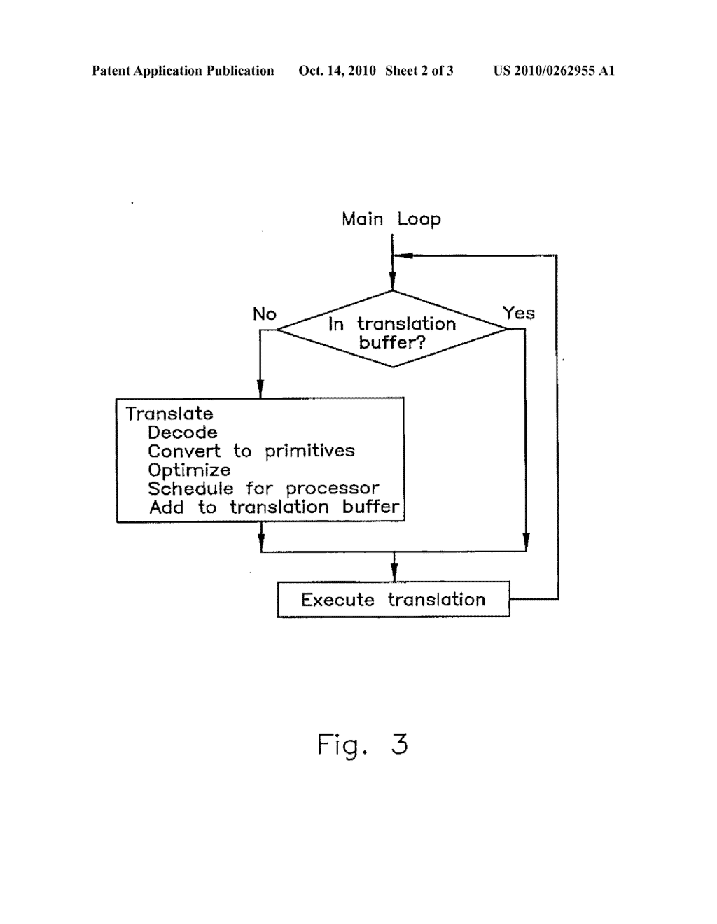 METHOD FOR INTEGRATION OF INTERPRETATION AND TRANSLATION IN A MICROPROCESSOR - diagram, schematic, and image 03