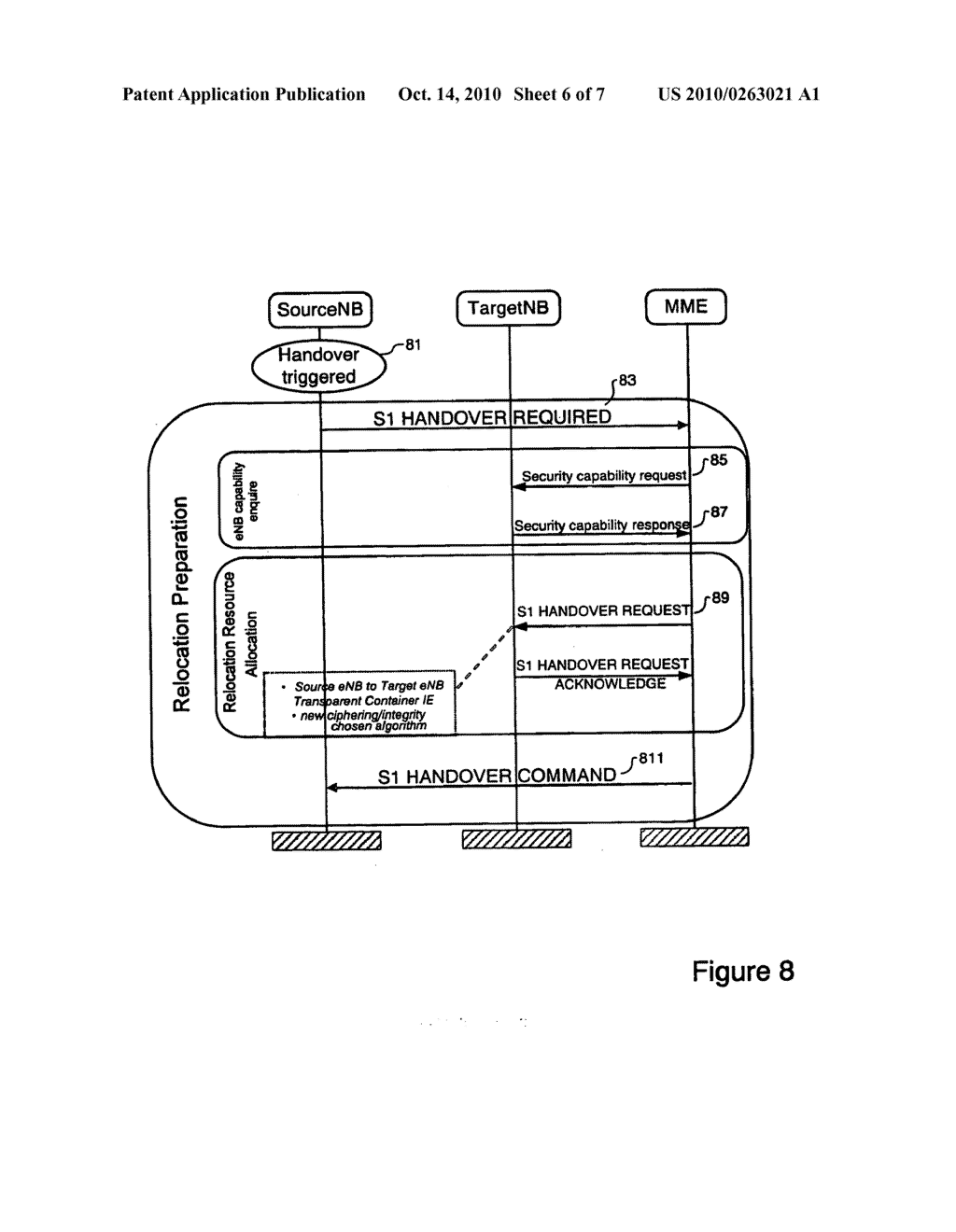 SYSTEM AND METHOD FOR SELECTION OF SECURITY ALGORITHMS - diagram, schematic, and image 07