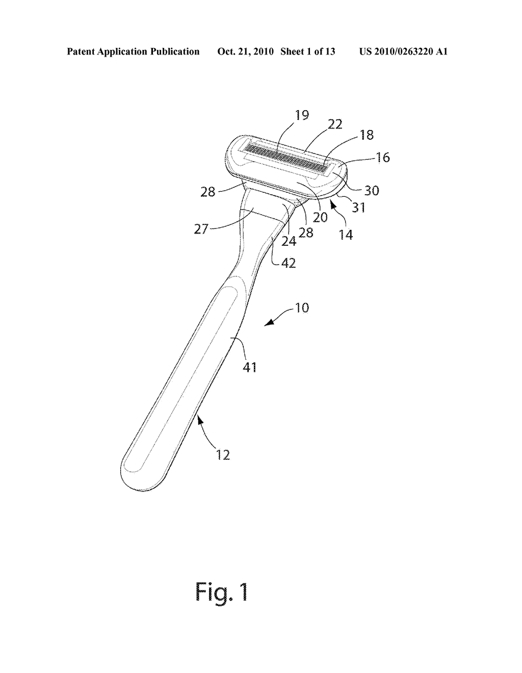 RAZOR WITH BLADE UNIT BIASING MEMBER - diagram, schematic, and image 02