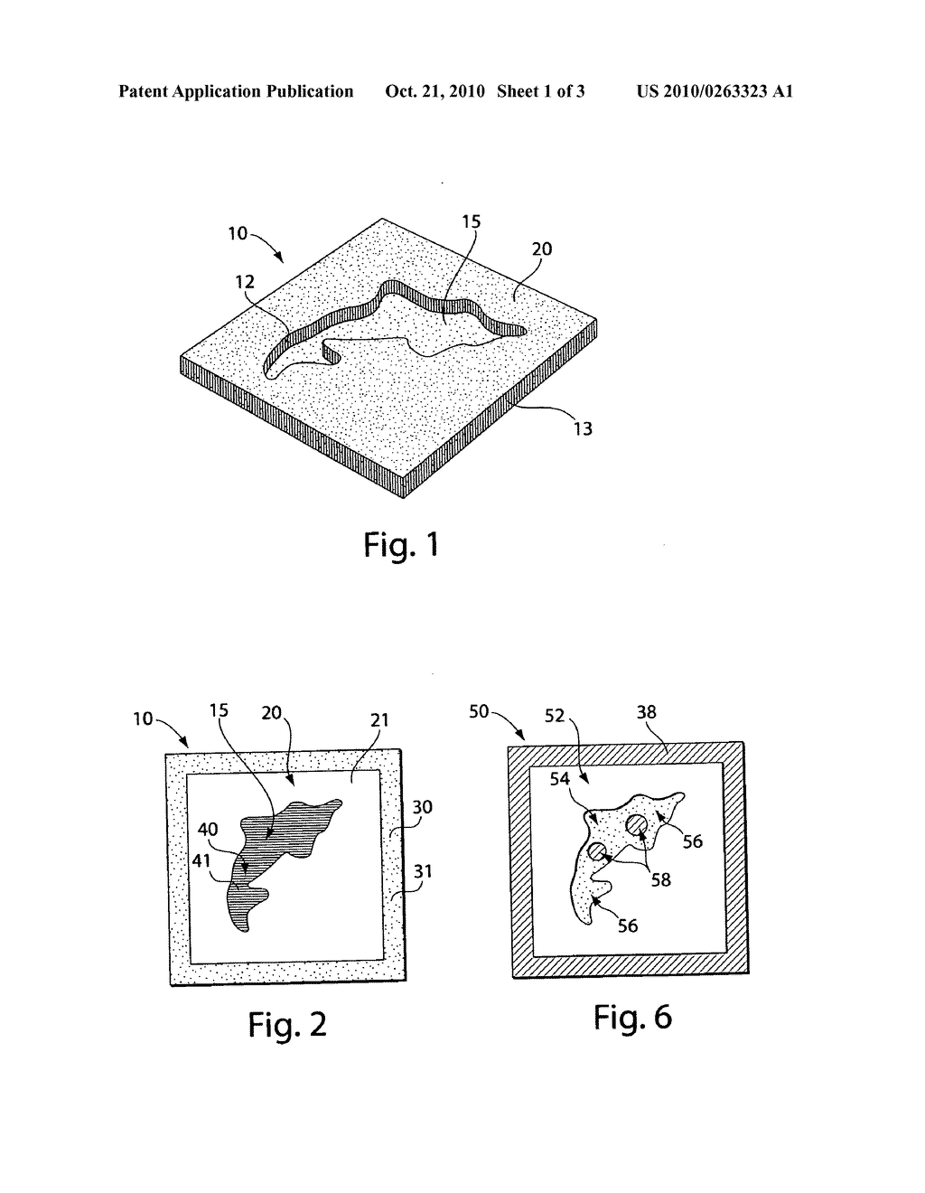 Method and materials for decorative glowing tile installations with optional inserts - diagram, schematic, and image 02