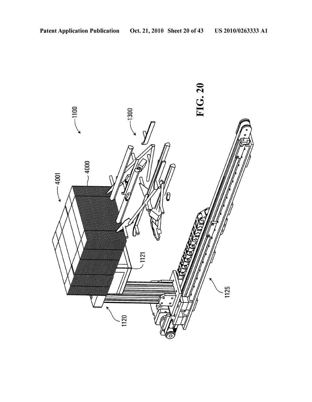 METHOD AND APPARATUS FOR FORMING CONTAINERS WITH CORRUGATED MATERIAL - diagram, schematic, and image 21