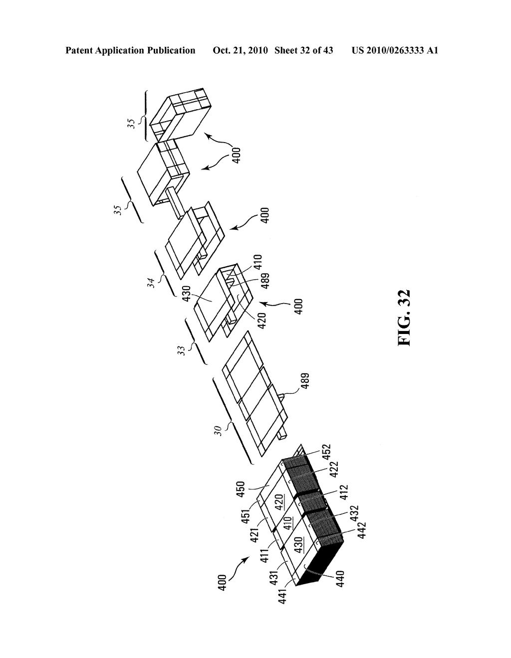 METHOD AND APPARATUS FOR FORMING CONTAINERS WITH CORRUGATED MATERIAL - diagram, schematic, and image 33