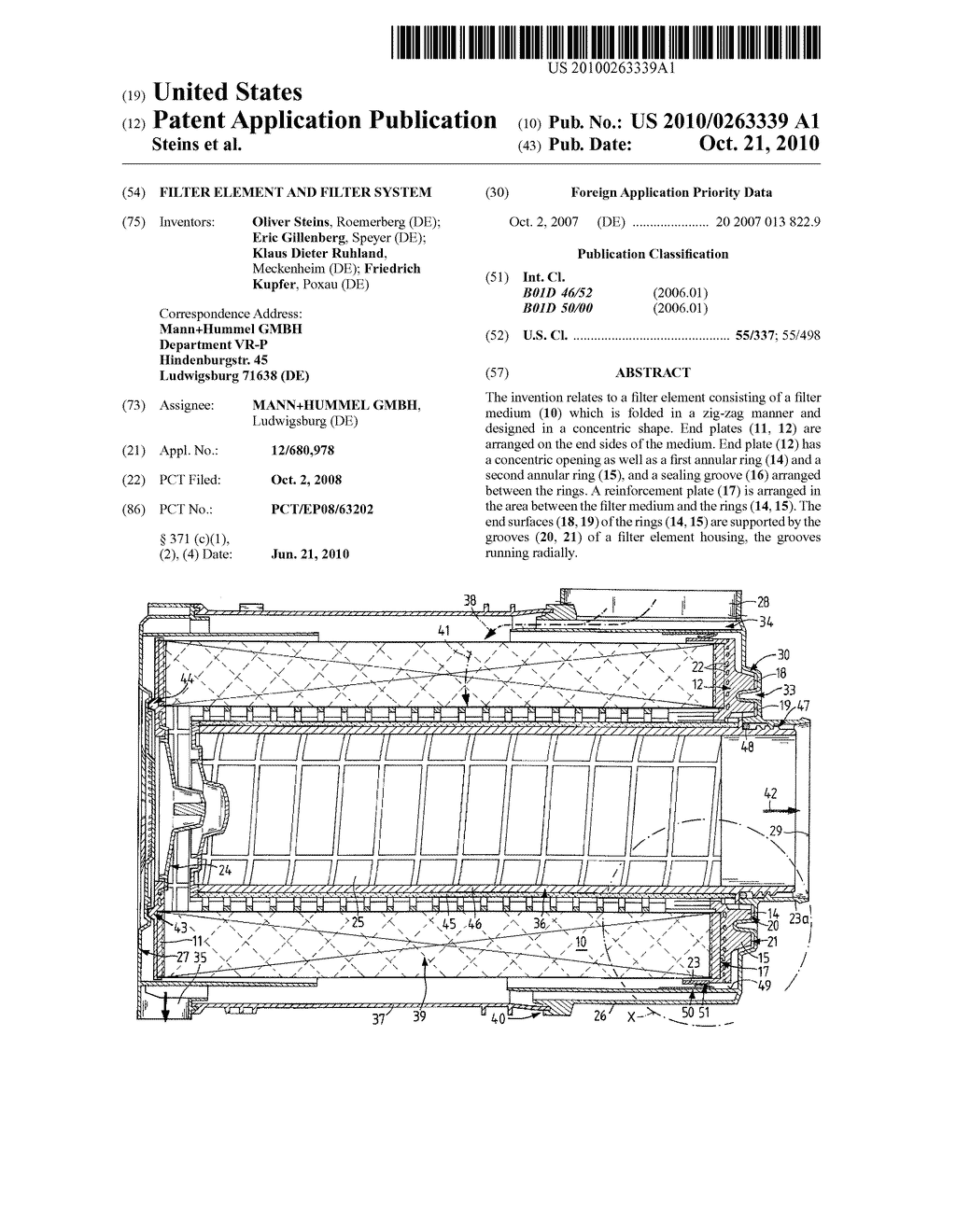 Filter Element and Filter System - diagram, schematic, and image 01