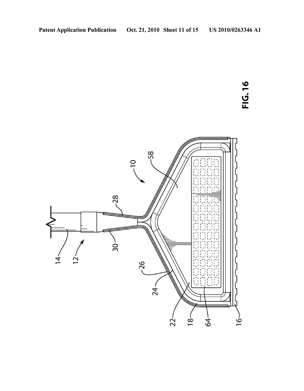 DEBRIS COLLECTOR FOR A GARDENING TOOL - diagram, schematic, and image 12