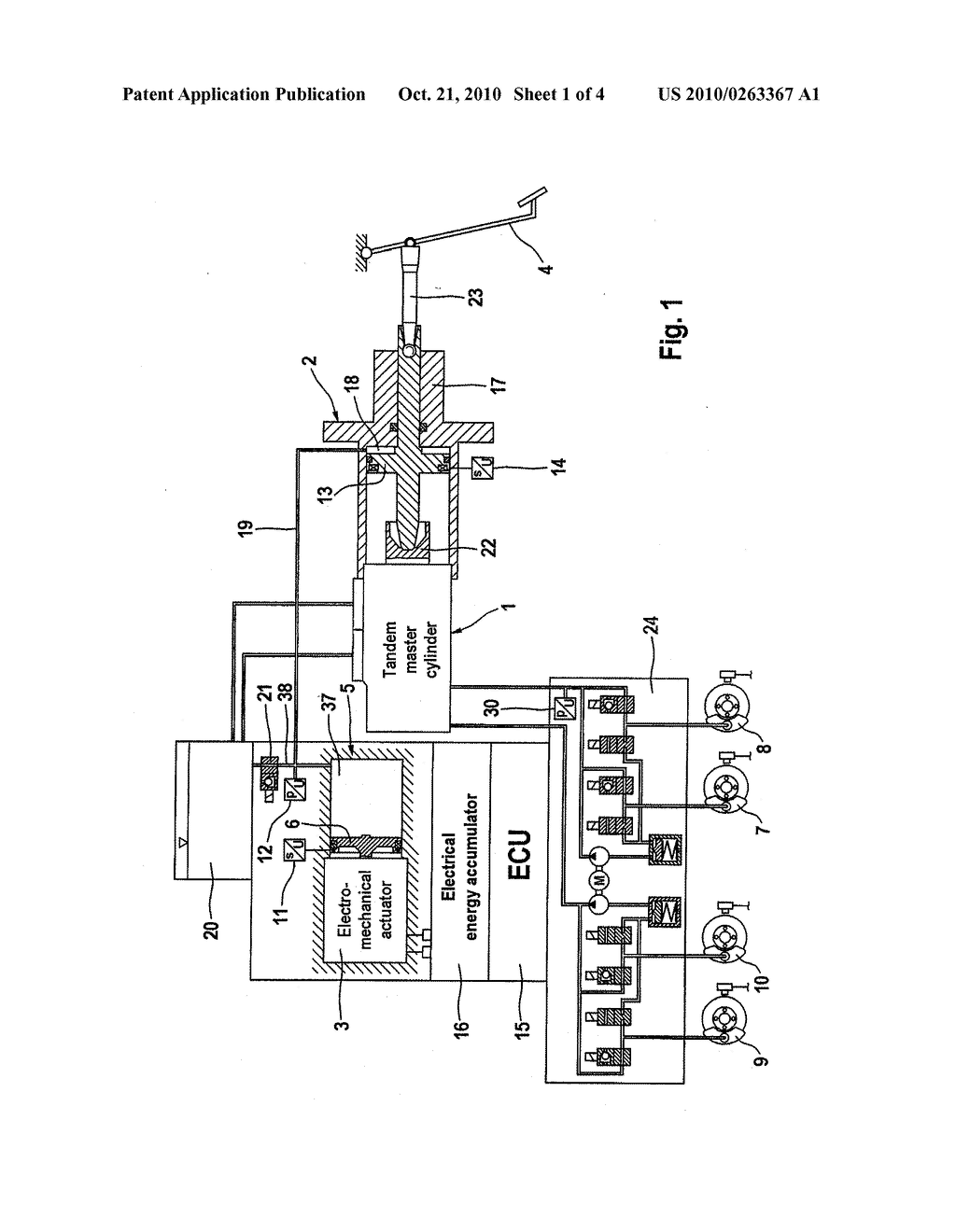 BRAKE ACTUATING UNIT - diagram, schematic, and image 02