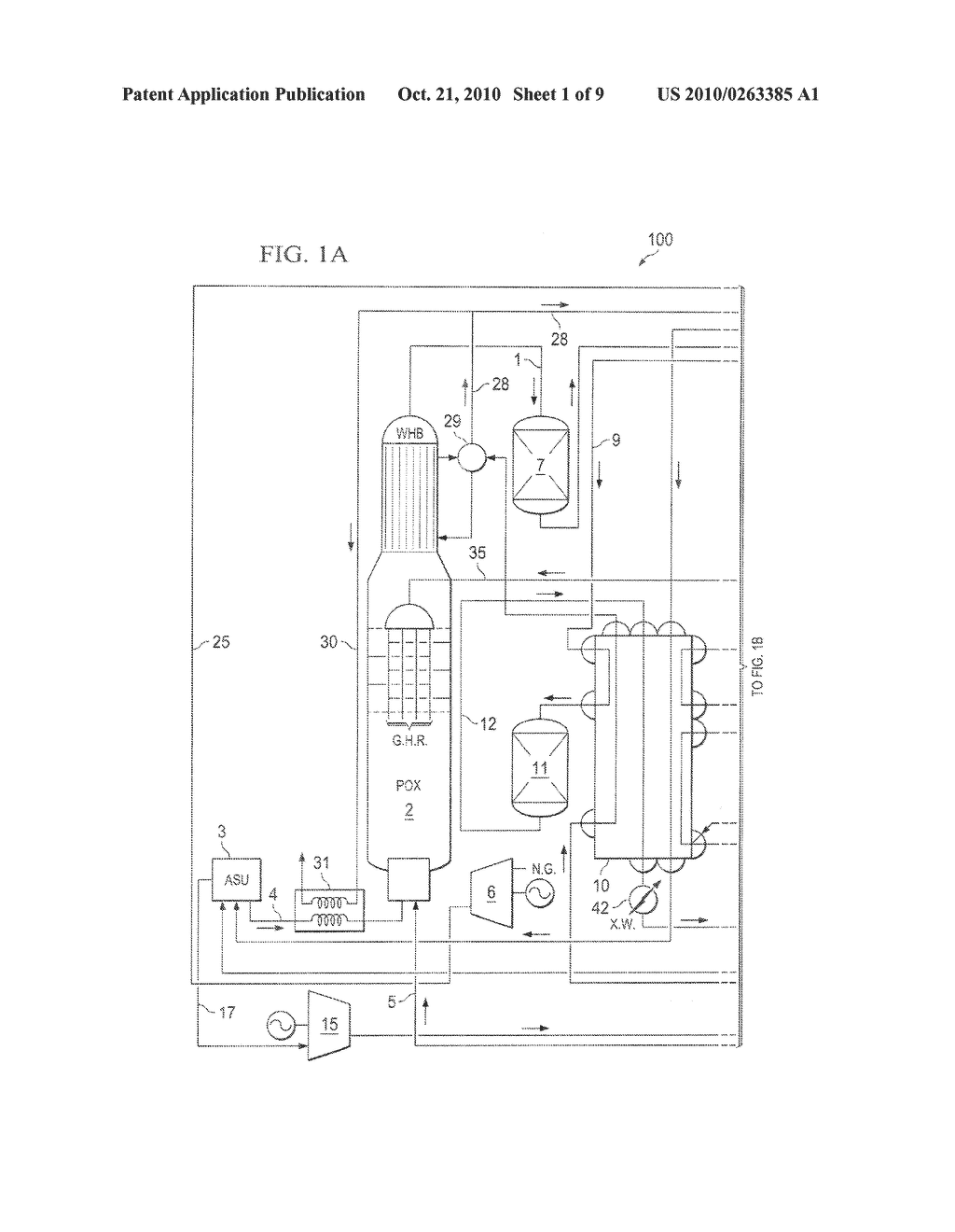 GENERATING POWER FROM NATURAL GAS WITH CARBON DIOXIDE CAPTURE - diagram, schematic, and image 02