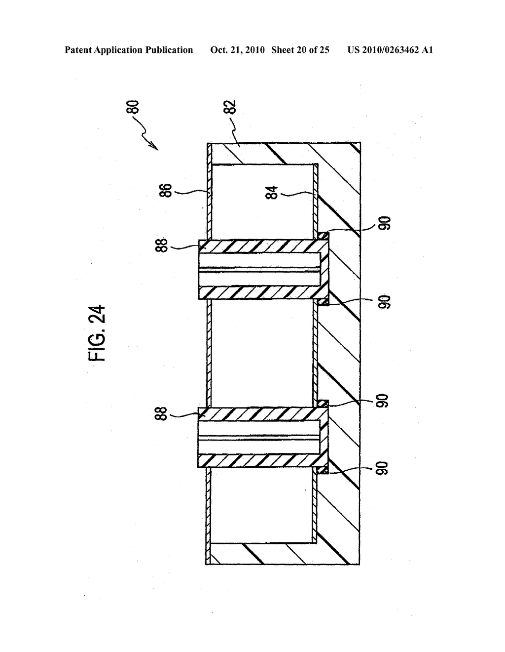 Concave connector substrate, method of manufacturing the same, measuring kit, sensor substrate, and sensor substrate interprolated cylinder - diagram, schematic, and image 21