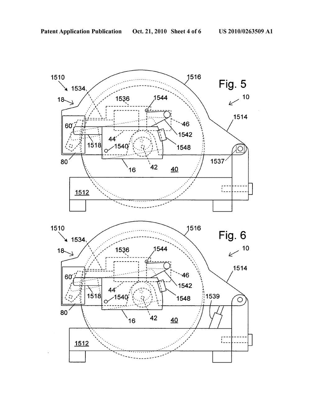 Miter saw with safety system - diagram, schematic, and image 05