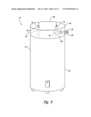 WATER HEATER WITH PASSIVE AUTOMATIC HOT WATER CIRCULATION THROUGH A HOME OR BUILDING diagram and image