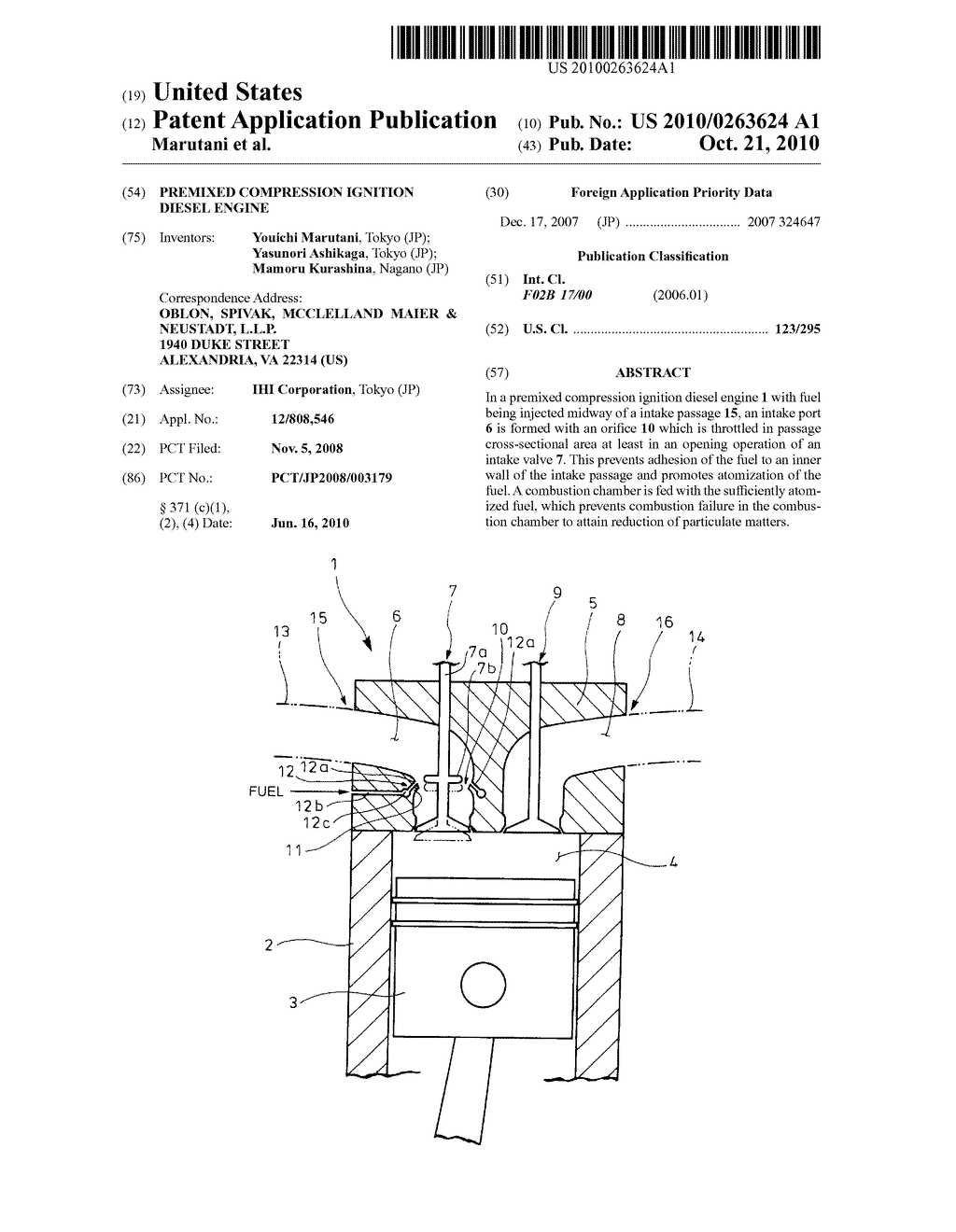 PREMIXED COMPRESSION IGNITION DIESEL ENGINE - diagram, schematic, and image 01