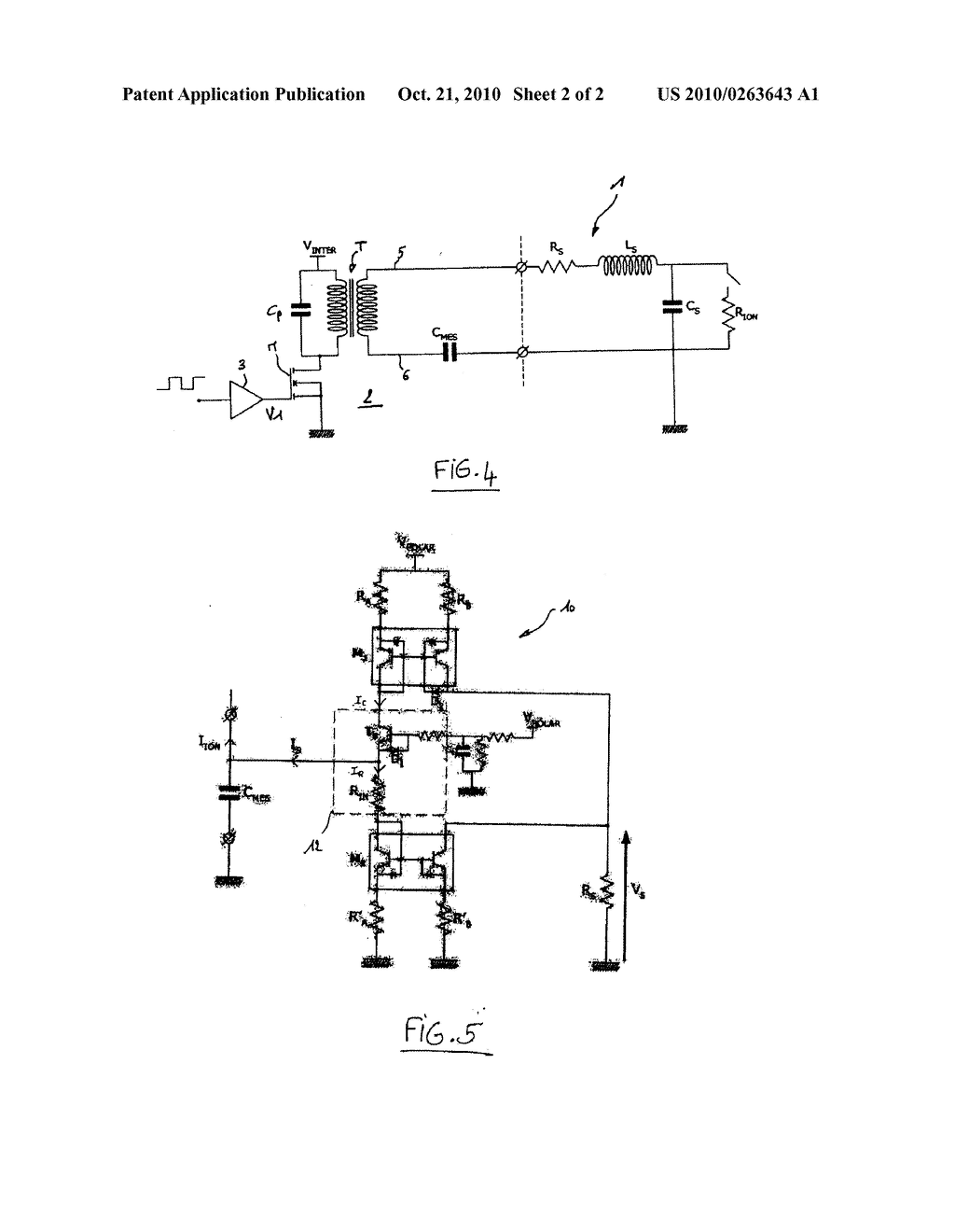 DEVICE FOR MEASURING THE IONIZATION CURRENT IN A RADIO FREQUENCY IGNITION SYSTEM FOR AN INTERNAL COMBUSTION ENGINE - diagram, schematic, and image 03