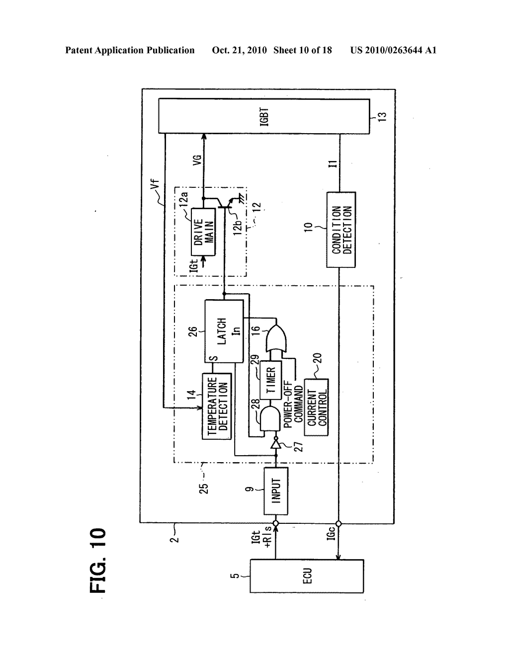Ignition device for internal combustion engine - diagram, schematic, and image 11