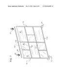 Freestanding modular wall diagram and image