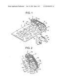 CIRCUIT BOARD STRUCTURE HAVING MEASURES AGAINST HEAT diagram and image