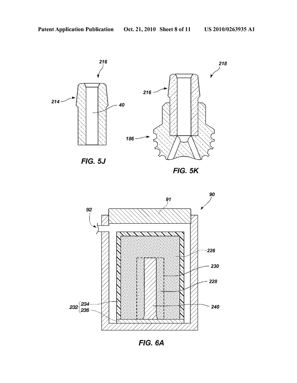 EARTH BORING ROTARY DRILL BITS AND METHODS OF MANUFACTURING EARTH BORING ROTARY DRILL BITS HAVING PARTICLE MATRIX COMPOSITE BIT BODIES - diagram, schematic, and image 09