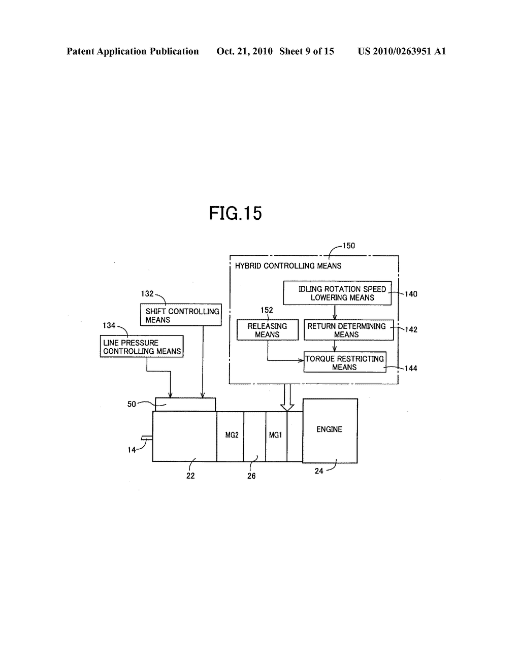 Drive Control Device For Hybrid Vehicle - diagram, schematic, and image 10