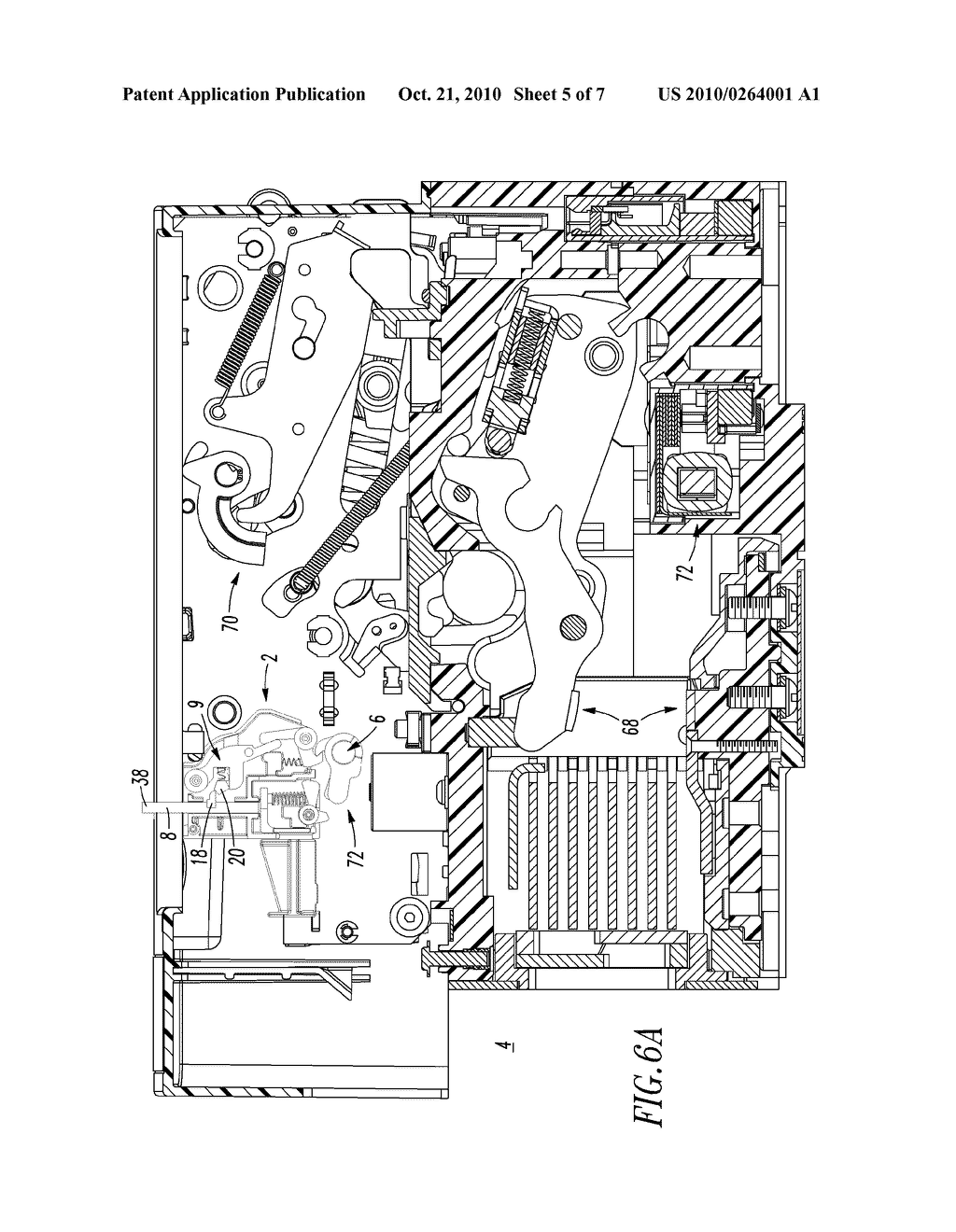 MECHANISM OR RESETTABLE TRIP INDICATOR MECHANISM FOR A CIRCUIT INTERRUPTER AND CIRCUIT INTERRUPTER INCLUDING THE SAME - diagram, schematic, and image 06