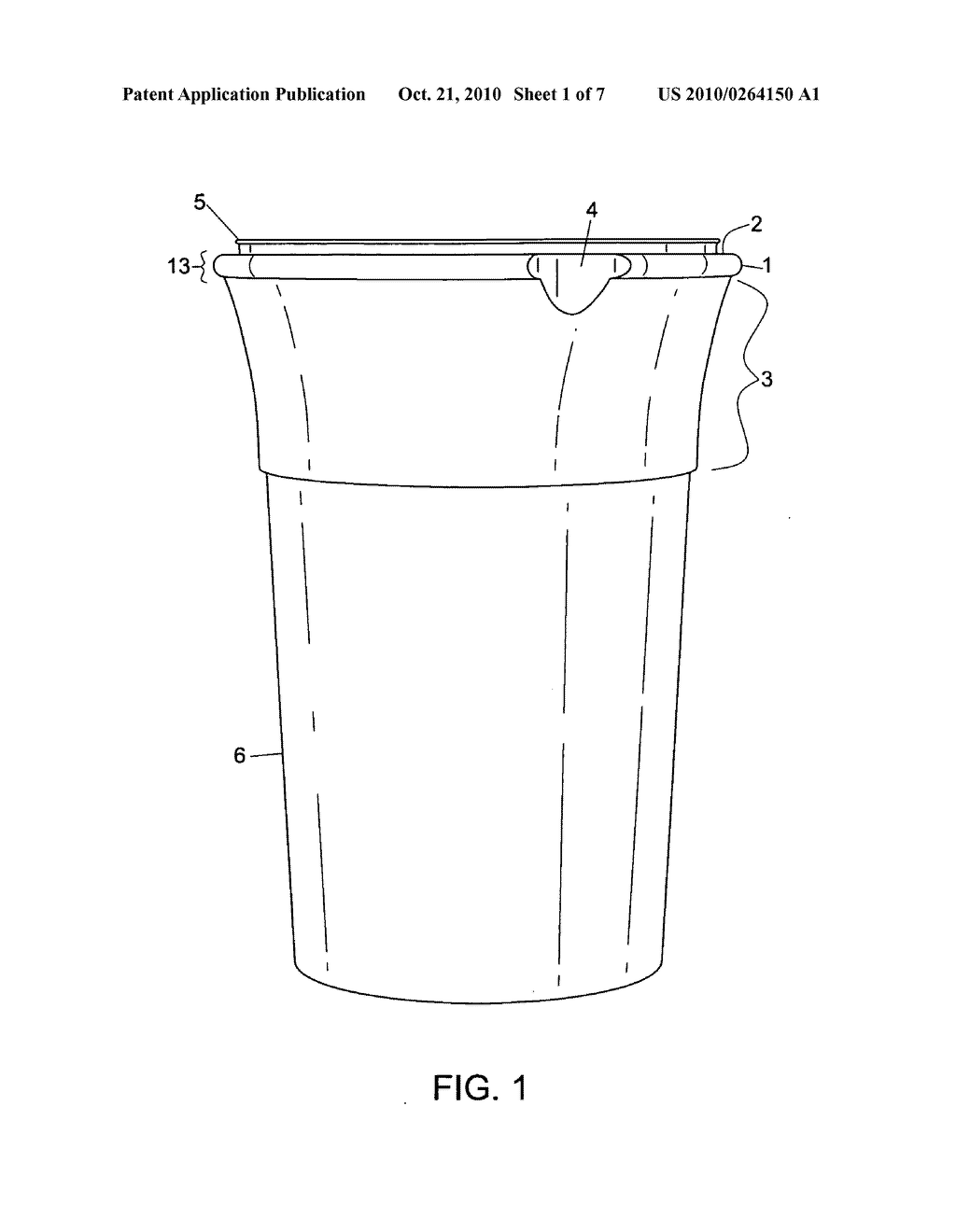 Disposable beverage cup with lid isolation system - diagram, schematic, and image 02